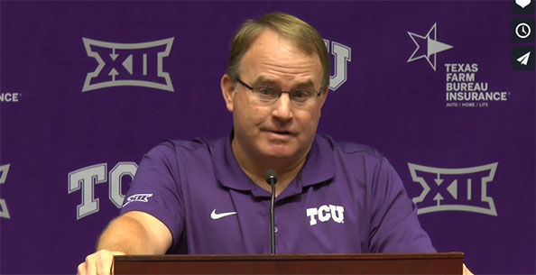 Gary Patterson, Texas Tech, Frogs Raiders, why go to tcu, is tcu better than baylor