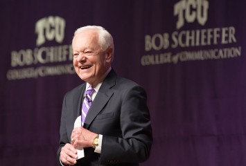 Bob Schieffer is the namesake for TCU's Bob Schieffer's College of Communication. Photo by Glen E. Ellman