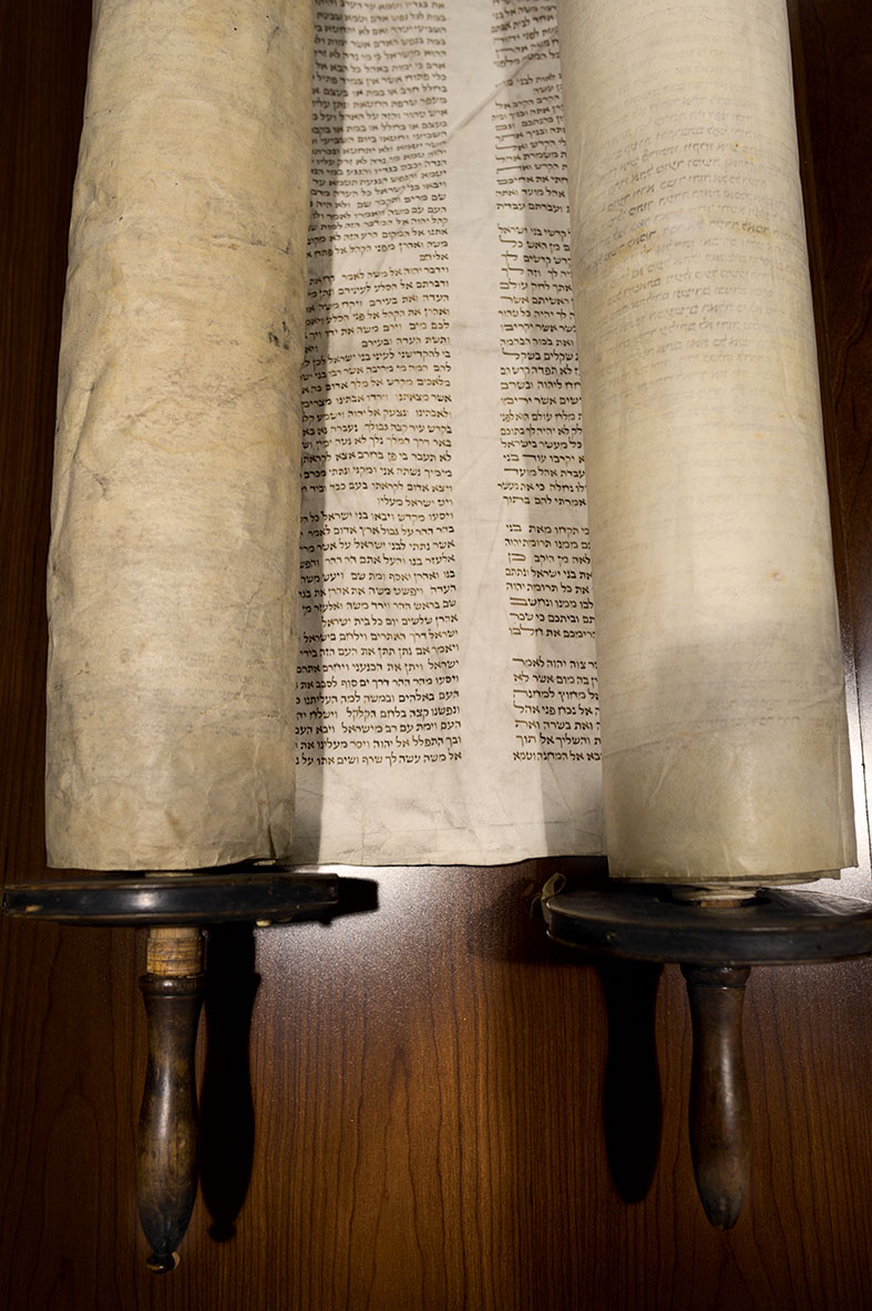 Sephardic Torah, WWII Torah, Brite Library.