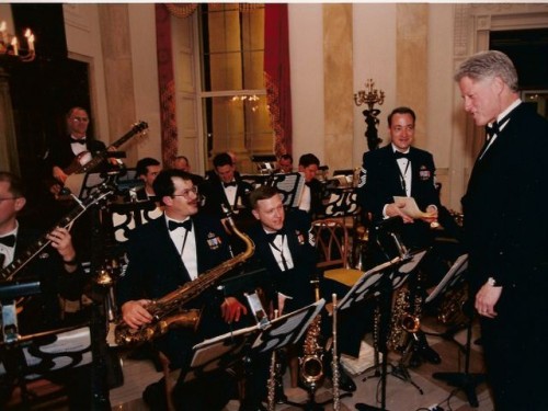airmen of note, joseph eckert, concerts at the White House, Bill Clinton sax