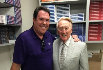 Vin Scully college, broadcast heroes