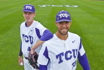 TCU Horned Frogs senior pitchers Brian Howard and Mitchell Traver