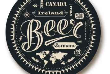 Beer coaster with names of countries. GETTY IMAGES © FOXYSGRAPHIC
