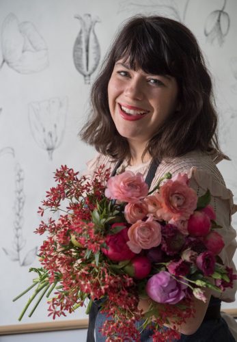 Rico said her passion for flower arranging came from learning on the job in New York.