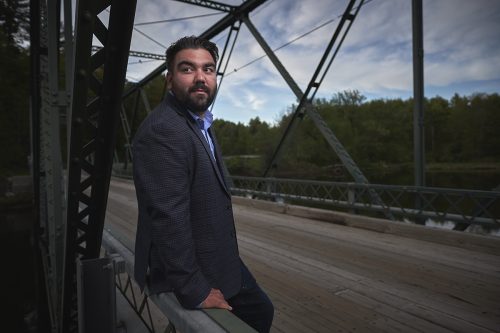 James "Chase" Sanchez is an assistant professor of writing and rhetoric at Middlebury College in Vermont. Photo by Brett Simison