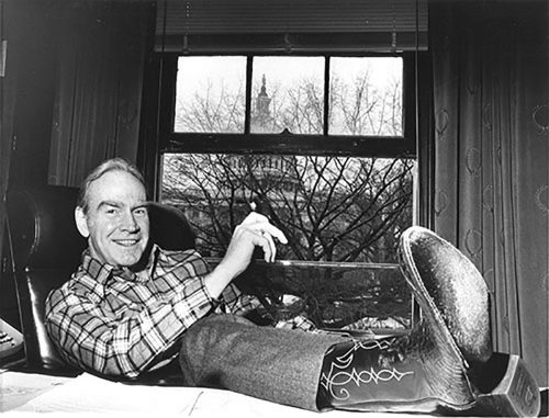 Jim Wright stayed true to his Texas roots throughout his time in public office. Courtesy of the Mary Couts Burnett Library’s Special Collections