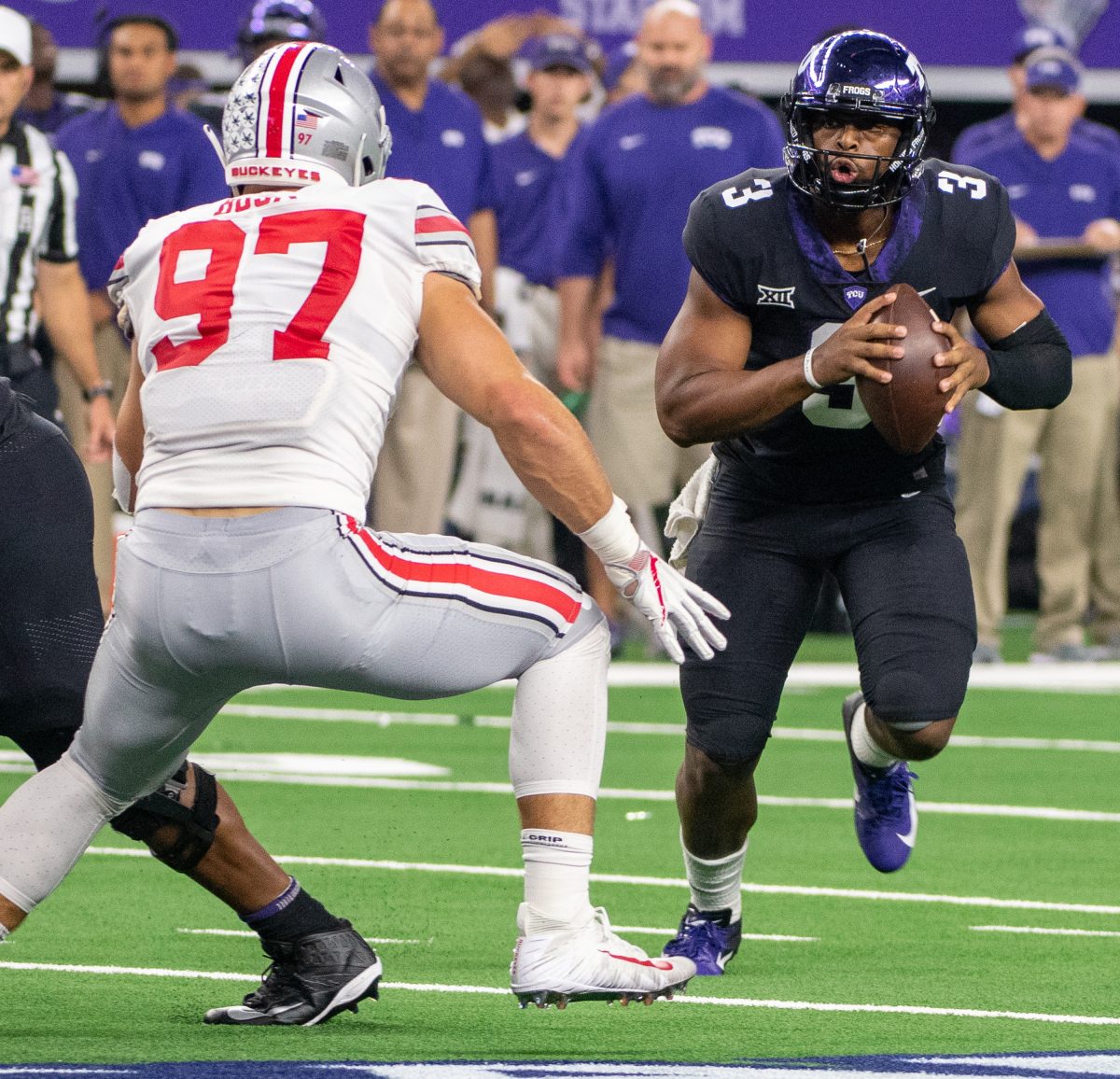 Shawn Robinson — Have patience with the quarterback TCU Magazine