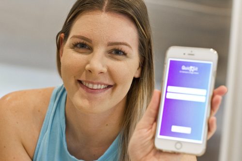 Joy Kendle created an app to connect people who need babysitters with reliable college students. Photo by Mark Graham
