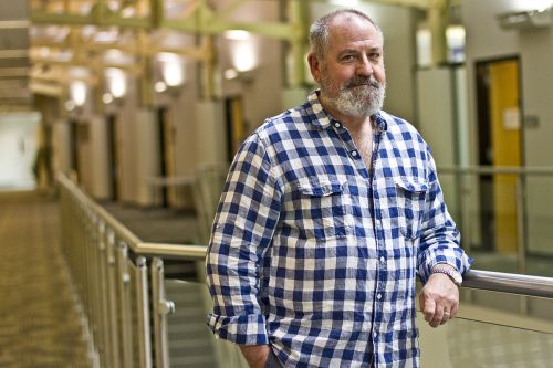 Michael Sherrod, instructor of managment at the Neeley School of Business, teaches his students every success begins with a failure. Photo by Mark Graham