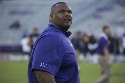 Zarnell Fitch is in his fifth season on the TCU football staff and third year as D-line coach. Courtesy of TCU Athletics
