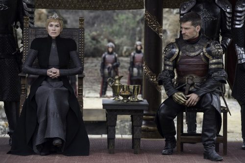 The incestuous relationship of Cersei Lannister (Lena Headey) with her twin brother, Jaime (Nikolaj Coster-Waldau) echoes The Saga of the Volsungs, a late-13th-century Icelandic epic poem. The fierce Cersei is patterned on several historical figures, including Margaret of Anjou (1430-1482), who emerged as one of the strongest women in the Wars of the Roses. Courtesy of HBO | Photo by Macall B. Polay