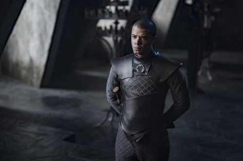 Grey Worm — Valyrian: Torgo Nudho (Jacob Anderson) is the chosen commander of the Unsullied. Jacob Anderson. Courtesy of HBO | Photo by Helen Sloan