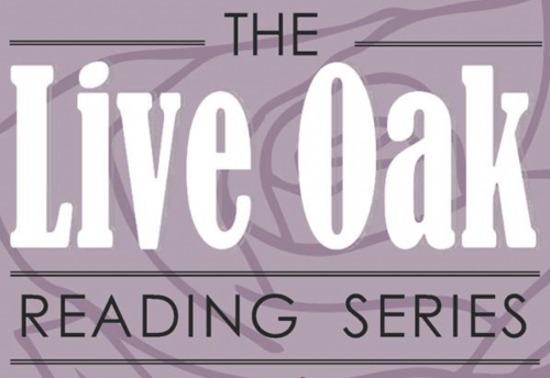 A graphic that says The Live Oak Reading Series.