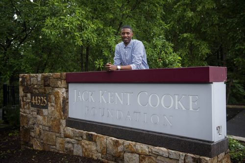 At the Jack Kent Cooke Foundation, Alan Royal works with students as early as seventh grade. Photo by Lisa Helfert