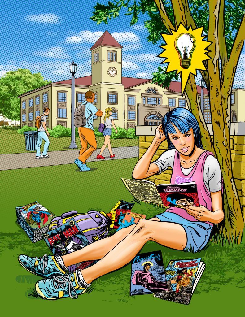 Comics in the Classroom Spark Creative Thinking TCU Magazine