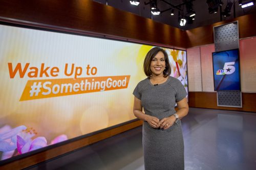 Deborah Ferguson co-anchors on the morning show NBC 5 Today. Photo by Mark Graham