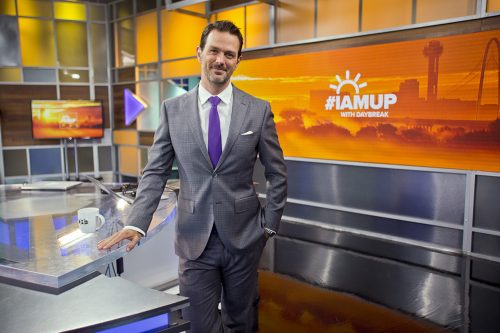Marc Istook returned to his native Fort Worth in 2019 to become co-anchor of the WFAA ACB affiliate (Channel 8) morning news show. Photo by Mark Graham