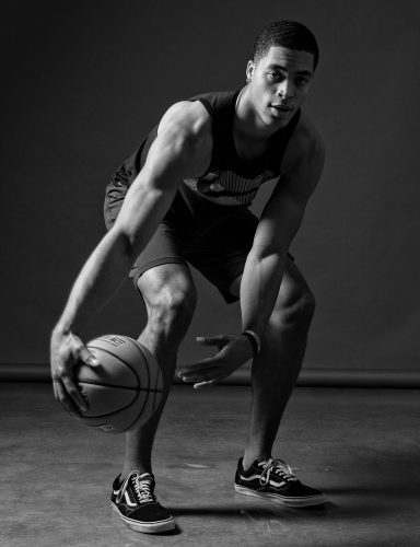 Talent alone doesn't keep athletes such as basketball player Jaedon LeDee in the game. Learning to take care of their bodies is key. Photo by Ross Hailey
