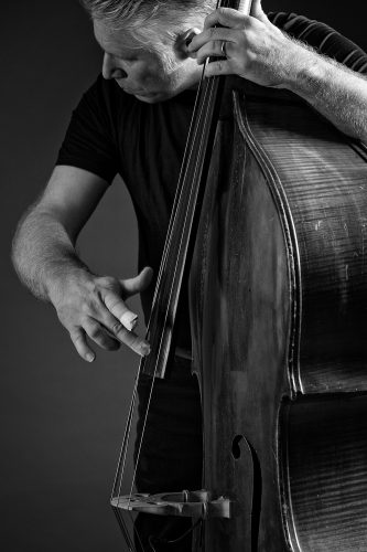 Double bass players like Robert Carter can be prone to lower-back pain. Photo by Ross Hailey