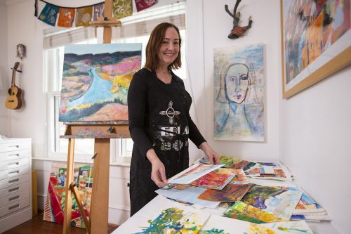 Artist Silky Hart said it's important to bring one's full self into the art making process. Photo by Rodger Mallison
