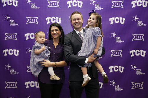 Jeremiah Donati is introduced as TCU Athletic Director in Fort Worth, Texas on December 11, 2017. (Photo by/Ellman Photography)