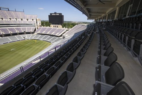TCU Legends Club and Suites photographed in Fort Worth, Texas on June 4, 2020. (Photo by/Gregg Ellman)