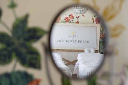 FarmHouse Fresh spa setup