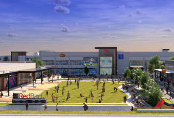 Rendering of shopping complex