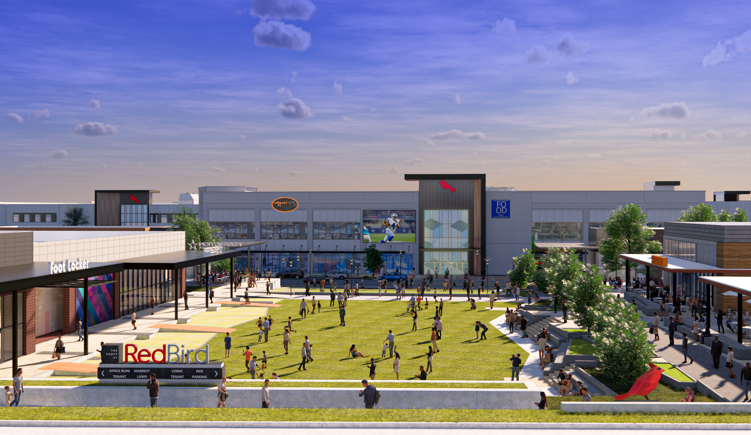 Rendering of shopping complex