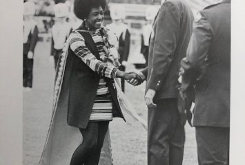 Jennifer Giddings Brooks was crowned the 1971 homecoming queen. Courtesy of TCU Special Collections