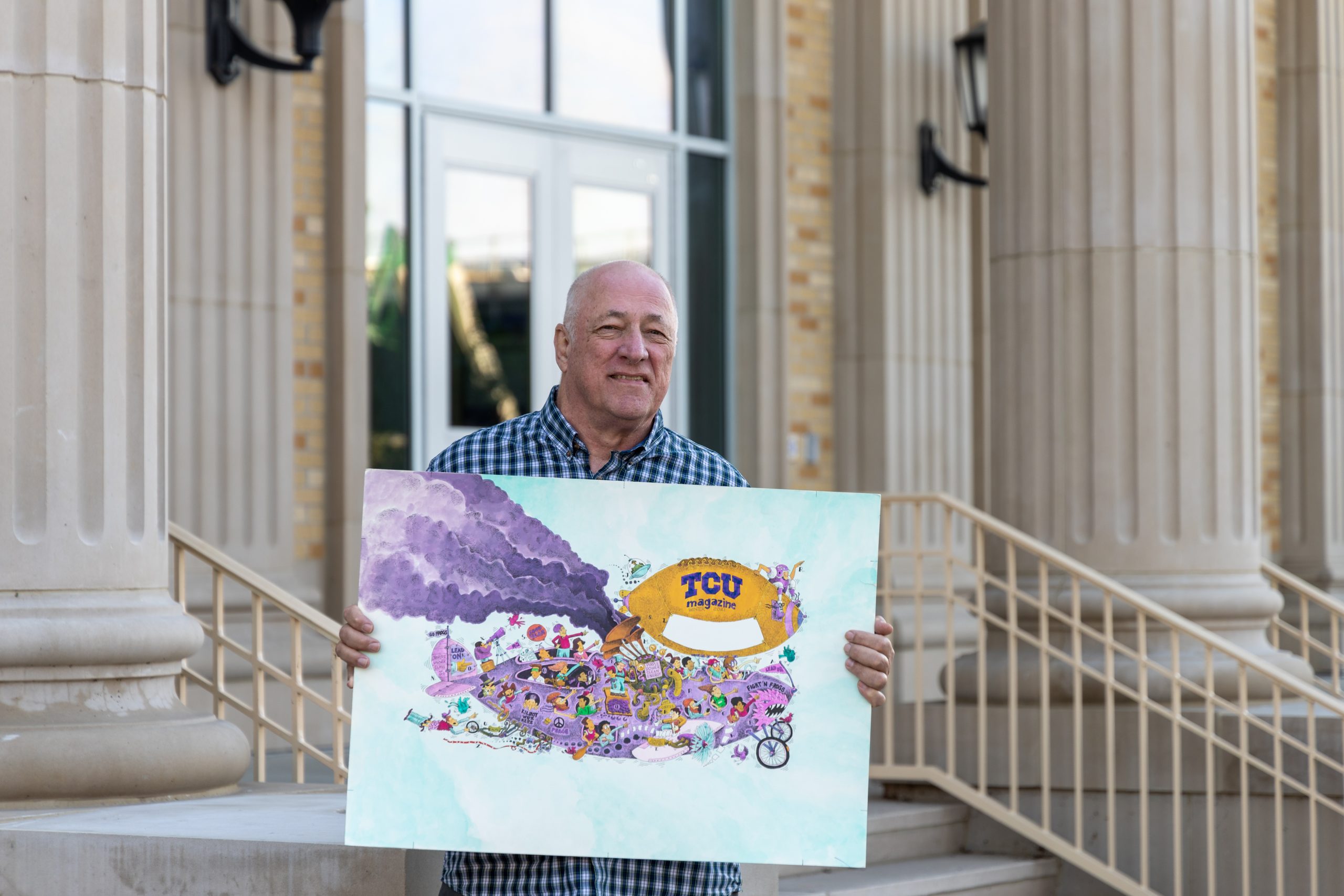 A Look Behind the Winter 2021 Cover - TCU Magazine