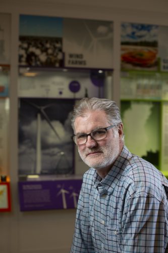 Mike C. Slattery is chair of the department of environmental sciences in TCU’s College of Science & Engineering who co-developed the newRalph Lowe Energy Institute. Thursday November 11, 2021.