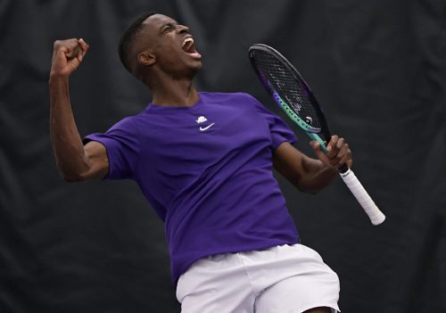 TCU vs Mississippi State mens tennis in Fort Worth, TX on February 11, 2022 Photo by Gregg Ellman