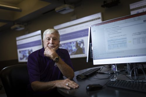 Layne Bradley teaches a cybersecurity course at TCU's Neeley School of Business
