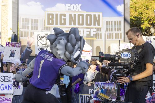 TCU hosted Fox's Big Noon Kickoff show before the November win over Texas Tech. Courtesy of TCU Athletics | Ellman Photography