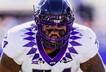 Andre Coker, on the TCU offensive line