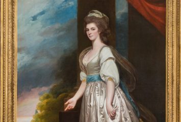 “Full-length and life sized, the portrait shows her ladyship in front of a column at the top of a set of stairs," writes Janelle Montgomery ’17 MA in “Every Picture Tells a Story,” an essay published in the Romney Society journal.