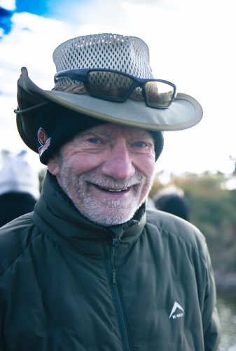 Keith Martyn, who guided the Traveling Frogs' 2025 Africa's Wildlife adventure, at the Stanley & Livingstone Private Game Reserve near Victoria Falls, Zimbabwe.