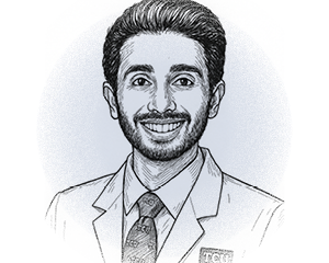 Parminder DEO, a faintly colorized monochromatic photo illustration