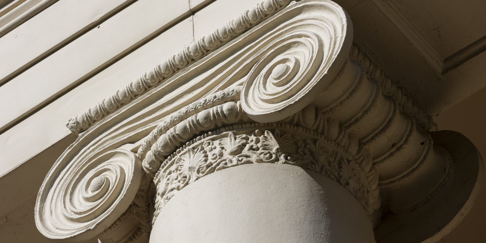 Detail of a column on an unidentified building on the TCU campus.